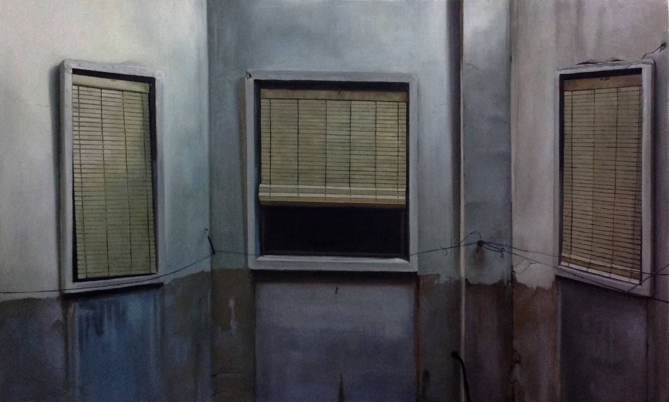 Obra 3 ventanas - Serie A nosotros - Artista pintor Antonio Morales Prats
