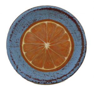 Obra Media naranja - Serie Cocina de Autor - Artista pintor Antonio Morales Prats