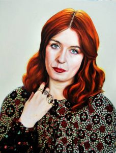 Obra Retrato Florence Welch - Serie Musas - Artista pintor Antonio Morales Prats